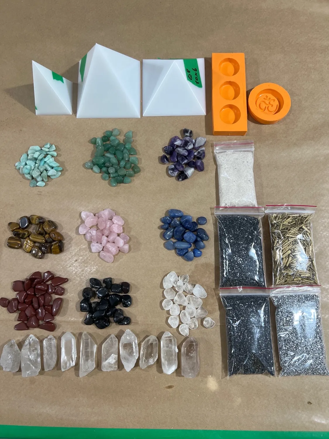 kit 001 para criacao de orgonites